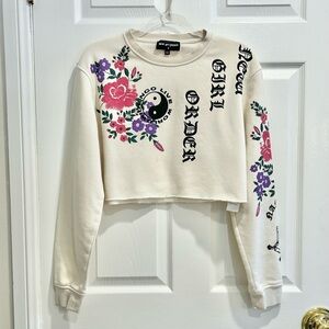 New Girl Order Cropped Sweatshirt